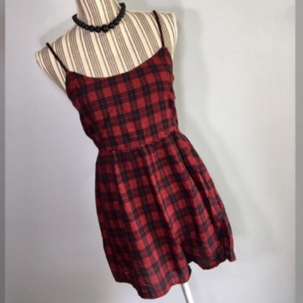 💝Red and Black Checkered Romper!!💝